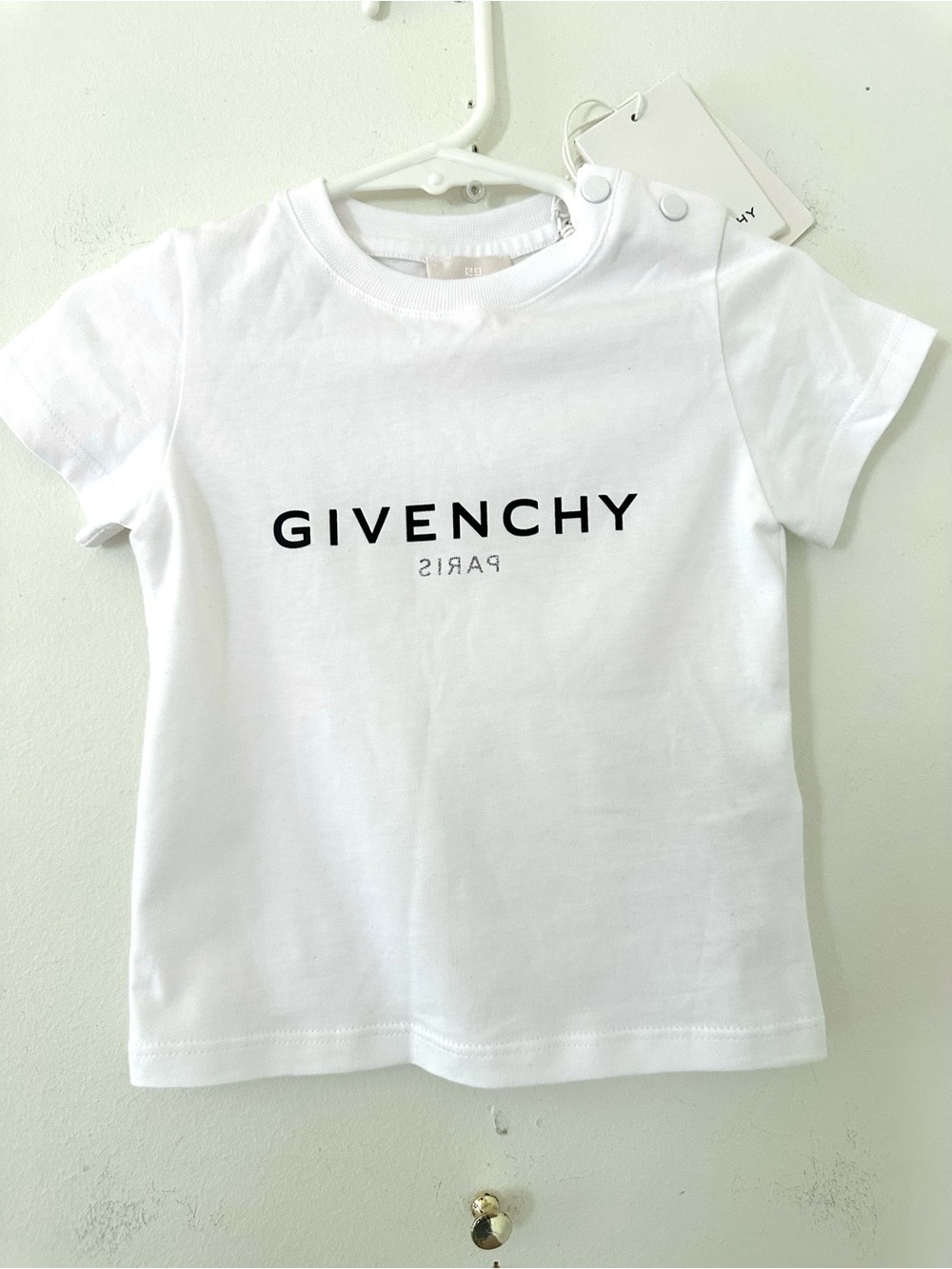 Givenchy White Kids Logo Tee NWT